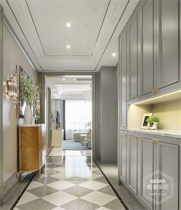 美式輕奢風(fēng)玄關(guān)設(shè)計