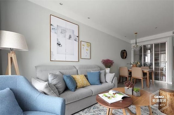 沙發背景墻圖片