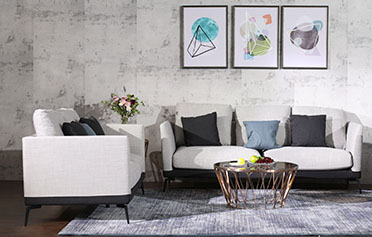 極簡風格布藝沙發C38